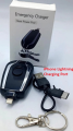 Keychain Powerbank Portable Emergency | 1500mAh Mini Fast Charger For iPhone , Lightweight Power Ultra Backup Charger, Compact Car Keychain, Best Gift For Him/Her. 