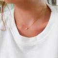 Tiny Gold Heart Choker Necklace,Dainty Cute Initial Heart Pendant Necklace,Rose Necklace,Layered Heart Necklaces for Girls and Women,Mother's Day Gift. 