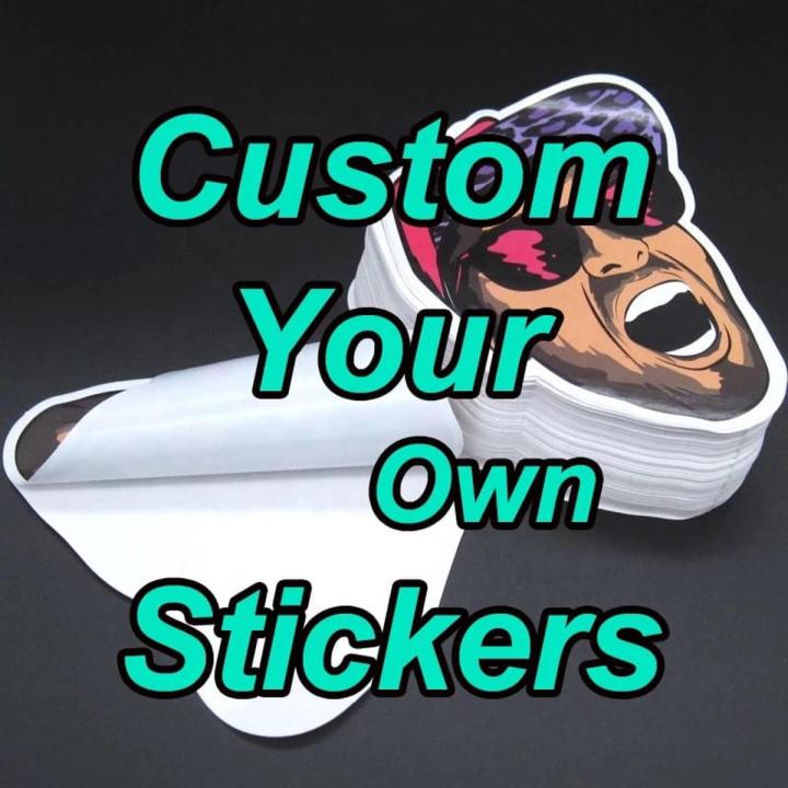 Custom Stickers Your Own Logo Personalized Name Thank You Die Cut Paper Stationery