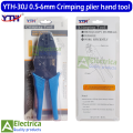 YTH YH-30J Insulated Wire Terminals Connectors Ratcheting Crimper 20-10AWG(0.5-6mm²) by Electrica. 