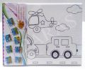 China Coloring Canvas 15*20 cm 5.9" x 7.8" inch. 