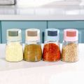 【Happier】 Quantitative Salt Shaker Push Type Salt Dispenser Salt Tank Sugar Bottle Spice Pepper Salt Shaker Spicejar Can Seasoning Bottle. 
