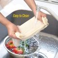 Nut Milk Bags, All Natural Cheesecloth Bags, 100% Unbleached Cotton Mesh strainer Bags for Tea/Yogurt/Juice/Wine/Soup/Herbs, Durable Washable Reusable Almond Milk Strainer (2). 