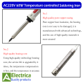 AC-220V 60W Dual Temperature Control Electric Soldering Iron High Low Temperature Soldering Iron Welding Tool by Electrica. 