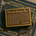 Umrah Saving Box - Wooden Islamic Money Saving Box - 280 Days Hajj & Umrah Savings Box Plan I Umrah Saving Money Box I Umrah Saving Money Box I Umrah Saving Box Money I Umrah Saving Box Wooden I Umrah Saving Box For Money. 