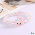 Cinnamoroll Kuromi My Melody Cartoon Cute Crystal Couple Bracelet Anime Toys For Girl Birthday Gift Mzea. 