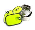 Lunch Box Stainless Steel Rectangular Lunch Box Choose From (S-M-L) GREEN. 
