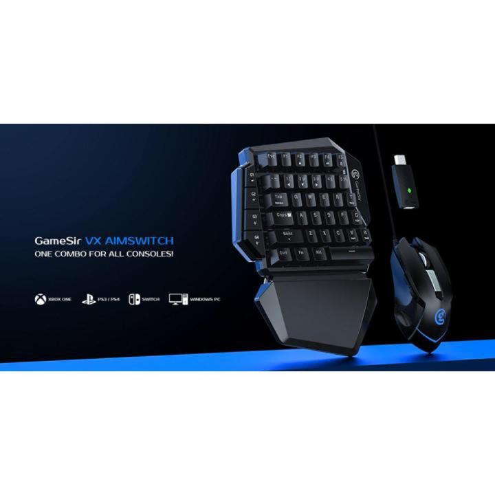 Best Gaming Keyboard and Mouse GameSir VX AimSwitch | Wireless Bluetooth 3 In 1 Combo Keyboard And Mouse for Xbox Series X / Xbox Series S / Xbox One / PS4 / Nintendo Switch / PC PUBG