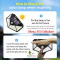 114 LED Solar Lamp Outdoor Waterproof Solar Powered spotlights PIR Motion Sensor Street Light for Garden Decoration 3 Modes CL-114. 