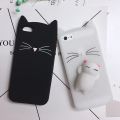 3D Cute Squishy Bear Seal Phone Case For iPhone 15 6S 8 Plus Xs Case Cartoon Animal Cat Ear Silicone Case For iPhone5S SE 8 Plus. 