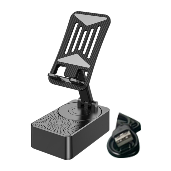 3 in1 Portable Foldable Mobile Phone Holder with Bluetooth Speaker