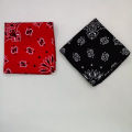 SAKURA 68*68cm 100% Cotton Black Red Hip-Hop Paisley Bandanas Scarf Punk Skull Bandana Headband Wrap Scarf For Men/Women. 