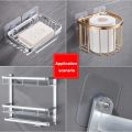 5 Pcs Adhesive Hooks, Detachable Self Adhesive Wall Screw Hooks, Punch-Free Wall-Mounted Screw Hook, Seamless Transparent No Nails Drill Waterproof Hooks for Bathroom, Kitchen, Home-Transparent. 