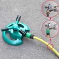 Garden Sprinklers Automatic watering Grass Lawn 360 Degree Circle Rotating Water Sprinkler 3 Nozzles Three Arm Garden Pipe Hose. 