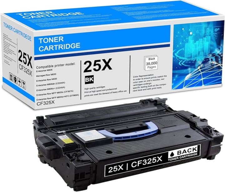 HP 25X CF325X Black LaserJet Toner Cartridge Certified by Asian Traders with Returned warranty