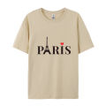 Normal men T-shirt Paris men tshirts new arrival travel tops tees geek T-shirts wholesale simple style. 