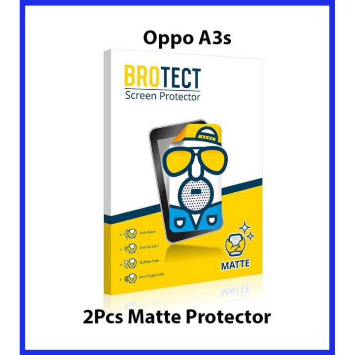 2Pcs Oppo A3s Back Matte Protector For oppo A3s