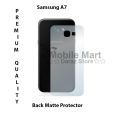 Samsung A720 A7 2017 Back Matte Protector For A720 A7 2017. 