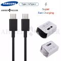 Original Samsung 25W Super Fast Charger Usb Type C Cargador S21 A52S A71 A70 S20 FE S22 5G Power Adapter For Galaxy Note20 S10. 
