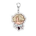 Popular Anime Double Sided Acrylic Alien Stage Keychain DIY Accessories Car Keyring Backpack Charm Anime Fans. 