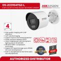 HIKVISION DS-2CD1047G2-L 4 MP ColorVu MD 2.0 Fixed Bullet Network Camera-Network Products Network Cameras Value Series-24/7 colorful imaging IP Camera-Support Human and Vehicle Detection. 