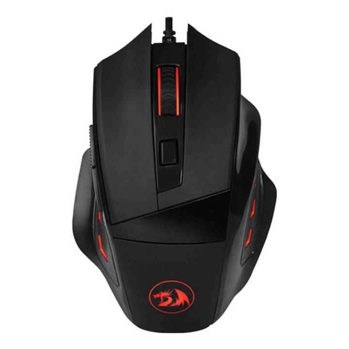 Redragon M609 Phaser 3200 DPI Wired Gaming Mouse – Black