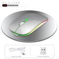 HXSJ M40 2.4GHZ 800,1200,1600dpi Third Gear Adjustment Colorful Wireless Mouse USB Rechargeable. 