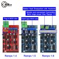 Reprap Mendel Ramps 1.6 Expansion Control Board Panel with Heatsink Upgrade Ramps 1.4 Ramps 1.5 for arduino  Par. 