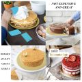 Silver Round Cake Board - 6 Pieces - 9 Inches. 