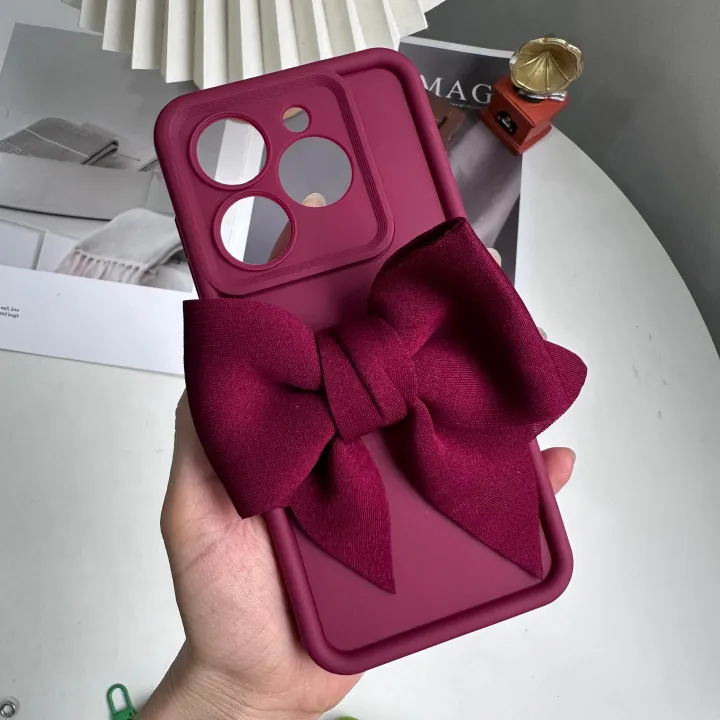 Infinix%20Smart%208%20Pro%20/%20Smart%208%20Plus%20%20Back%20Cover%20For%20Girls%20-%20Bow%20Tie%20Case%20With%20Fancy%20Key%20Chain%20-%20Chain%20bracelet%20Case%20-%20Image%205