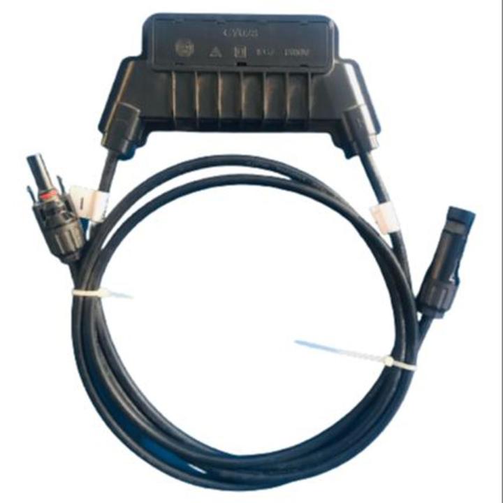 IP67 Waterproof PV Solar Panel Diode Junction Box DC 15A 1500V Black 300watt- 450watt