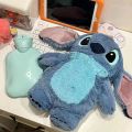 Anime Kawaii Turo Lilo Stitch Plush Hot Water Bottle Winter Women'S Home Water Filling Hand Warmer Monster Toys Gift. 