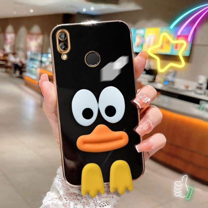 FELMYST Cute Duck Phone Case For Huawei P20 lite Luxury 3D Fashion