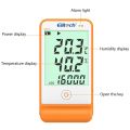 Elitech GSP-6 Digital Temperature and Humidity Data Logger Detachable Dual Probes -40℉ to 158℉ Audio Alarm Max/Min Value Display. 