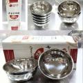 stainless steel double tea bowl pack of 10. 