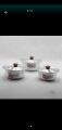 Pot Set Aluminium With Metal Finish 3 Pieces with Lid Cooking Pot Set pakistani pots and pans set pure silver steel cookware set silver pots for cooking Kitchenware pateli cookware set. 