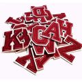 3D Decoration Sewing -on Alphabet Embroidery Apparel Sewing Fabric A-Z Patches Clothes Embroidery Applique Letter Patches. 