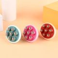 7 Balls Roller Body Massage Glove Anti-Cellulite Muscle Pain Relief Relax Bath Massager For Neck Back Shoulder Face Lift Tools. 