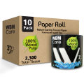 (Pack of 10) WBM Toilet Tissue Roll - 3 PLY  | Super Abosrbent Toilet Paper Roll (230s). 