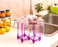 Folding Glass Stand ,Cup Holder ,Glass Rack Kitchen Accessories Home Storage Living Room Supplies. 