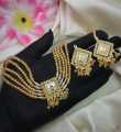 TRADITIONAL PAKISTANI CHOKER NECKLACE , EARRINGS & BINDIA | TEEKA JEWELLERY SET. 