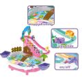 2 in 1 Fishing Hero Toy Set, Fishing Game with Penguin Slide with Sound and Music for Kids. 