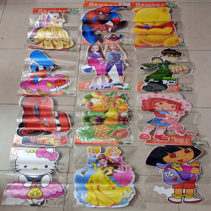 Big Stickers for Kids  - Random Character - Art # OFADM-Big Sticker-Stat-08