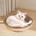 Cardboard Cat Scratcher Cat Scratch Pad Bowl Durable Cat Scratching Board. 