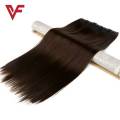 🔥 [BEST SELLING] 🔥 5 Clips In Straight Synthetic Hair Extension Natural Brown Hair Extension Wigs For Her Natural Looking Heat Resistant Hair for Women Synthetic Wig Head Hair Styling. 