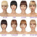 Thick Hair Bangs Straight Neat Fringes Clip In Hair Extensions Synthetic Thin Air Bangs Heat Resistant Fiber Blunt Bangs. 