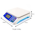 1 gram to 30kg Portable High Precision Weighing Scale ABS Plastic Digital Coffee Scale Weighing Scale LCD Display for Postal Food Meat Electronic Kitchen Scales, Digital Food Scale Home Cooking Baking Fruit Weighing Multifunctional Scales Note random colo. 