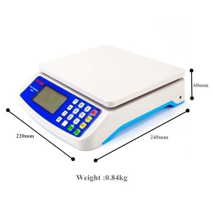 1 gram to 30kg Portable High Precision Weighing Scale ABS Plastic Digital Coffee Scale Weighing Scale LCD Display for Postal Food Meat Electronic Kitchen Scales, Digital Food Scale Home Cooking Baking Fruit Weighing Multifunctional Scales Note random colo