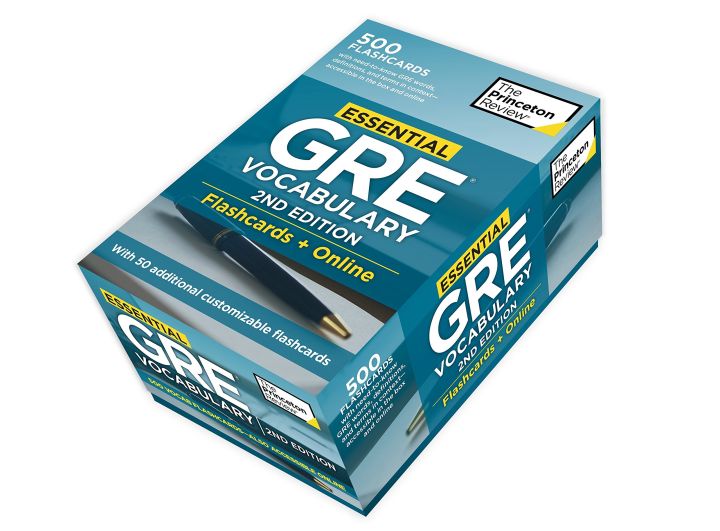 Liberty Books | Essential Gre Vocabulary, 2Nd Edition: Flashcards + Online (College Test Preparation) by The Princeton Review (100% Original)