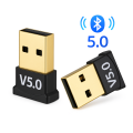 USB Bluetooth 5.0 Adapter for PC & Laptop | Wireless Bluetooth Dongle 5.0 Receiver & Transmitter | Low Energy Mini USB Adapter for Headphones, Speakers, Mouse, Keyboard, Windows 11/10/8/7. 